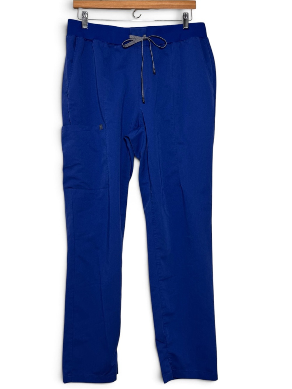 Fabletics Women’s Ion Scrub Pants XL Royal Blue Straight Leg Medical